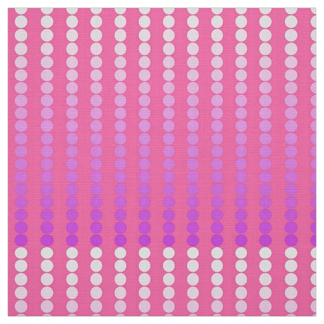 Satin dots - pink and orchid fabric (Swatch)