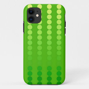 Satin dots - shades of lime green Case-Mate iPhone case