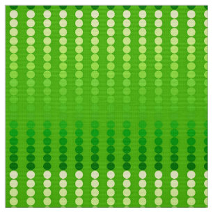 Satin dots - shades of lime green fabric