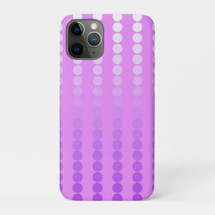 Satin dots - shades of orchid iPhone 11 pro case