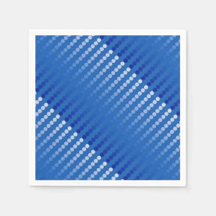 Satin dots - shades of steel blue napkin