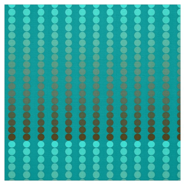 Satin dots - turquoise and pewter grey fabric (Swatch)