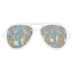 Satin Quilt Aviator Sunglasses