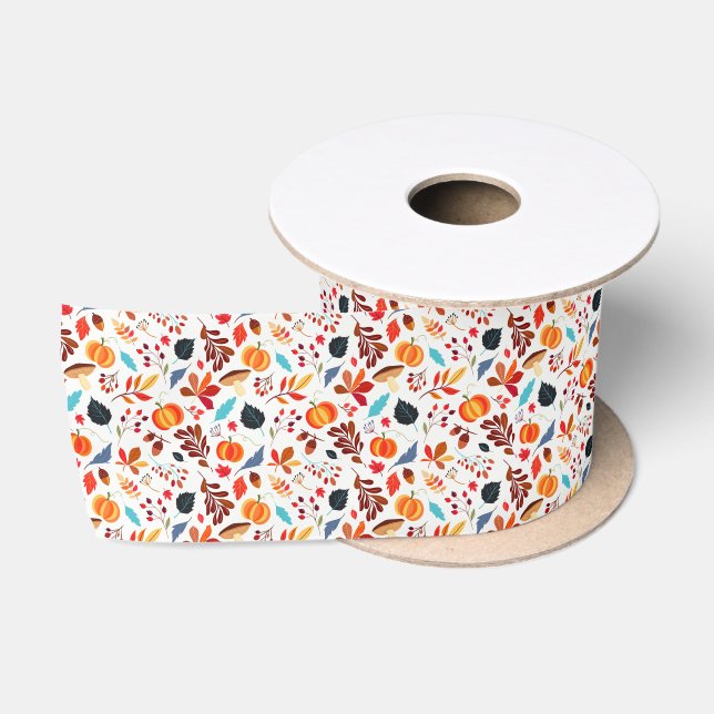 Satin Ribbon-Autumn Ribbon (Spool)
