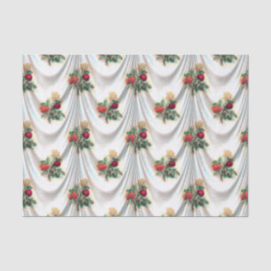 Satin roses tissue paper