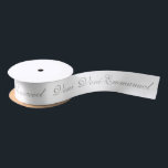 Satin Veni Veni Emmanuel Ribbon Satin Ribbon<br><div class="desc">Lovely Christmas and/or Advent ribbon with "Veni, Veni Emmanuel" is a Latin phrase that translates to "Come, Emmanuel" in English. The phrase has its roots in the Christmas hymn "O Come, O Come, Emmanuel, " which is a liturgical prayer for the coming of Christ. The hymn expresses the longing and...</div>