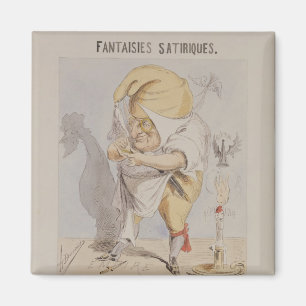 Satirical Fantasies, caricature of Adolphe Magnet