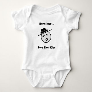 Satirical Two Tier Kier Babygro Baby Bodysuit