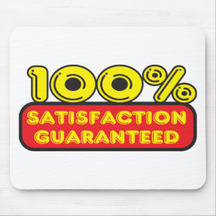 satisfaction guaranteed mouse pad