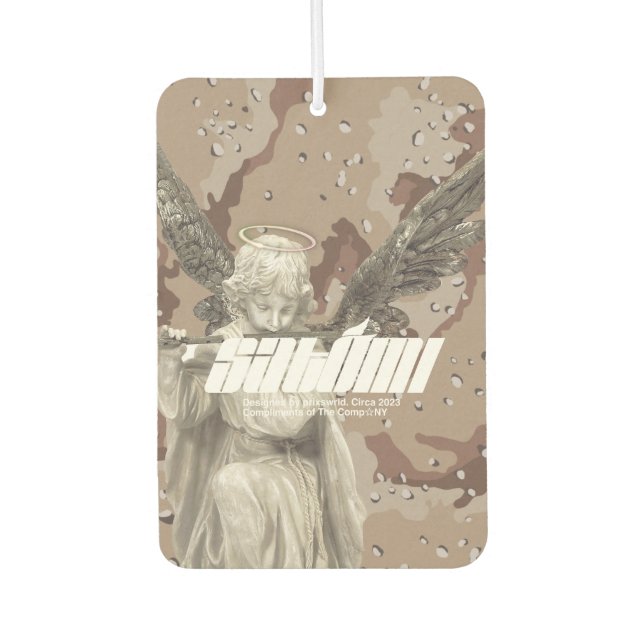 satomi motorsport 𝘿𝙚𝙨𝙚𝙧𝙩 𝙎𝙤𝙣𝙜 car air freshener (Front)