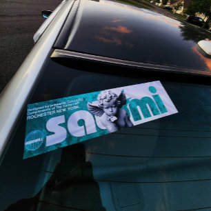 satomi motorsport "𝙨𝙖𝙩𝙤𝙢𝙞 𝙜𝙧𝙚𝙚𝙣" bumper sticker