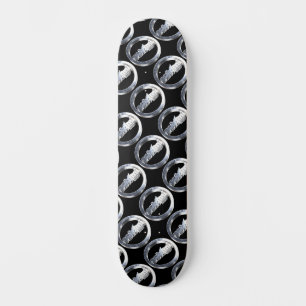 satomi motorsport chrome skateboard