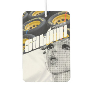 satomi motorsport wheels car air freshener