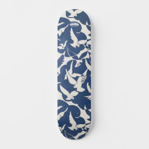 satomi motorsport x pigeons skateboard
