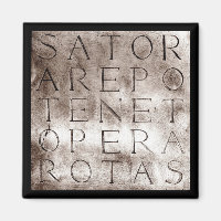Sator Rotas Ancient Secret Magical Symbol