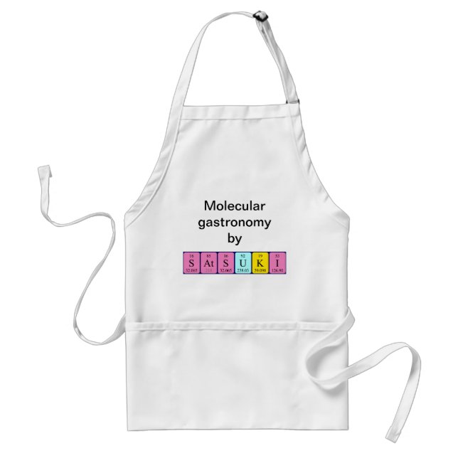 Satsuki periodic table name apron (Front)