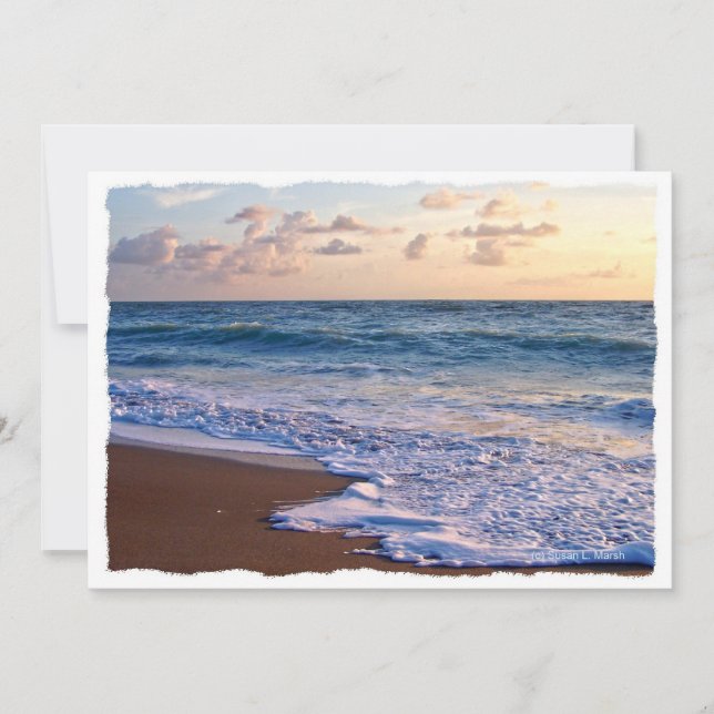 Saturated Florida beach at sunrise (Front)