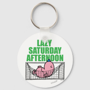 Saturday Afternoon With Mr. Lazy Key Ring