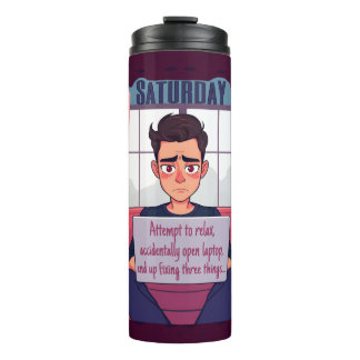 Saturday: Attempt to Relax Thermal Tumbler