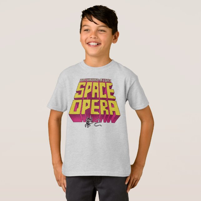 Saturday Night Space Opera Youth Shirt (Front Full)