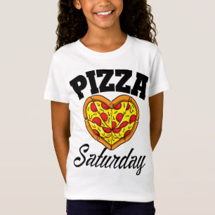 Saturday Pizza Night Funny Pizza Lover Fast Food T-Shirt