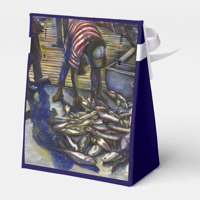 Saturday's Blessings, Harbor Island Favour Box (Back Side)