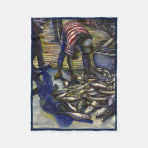 Saturday's Blessings, Harbour Island, Bahamas Fleece Blanket