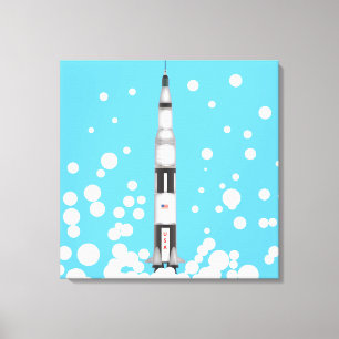 Saturn 5 canvas print