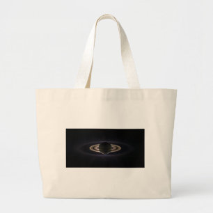 Saturn Aglow Large Tote Bag