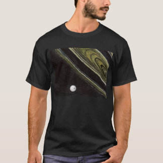 Saturn and Tethys t-shirt