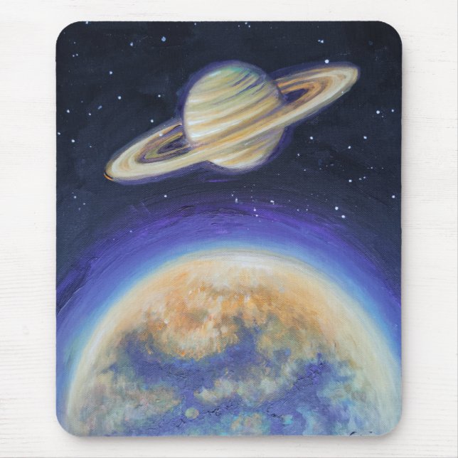 Saturn and Titan  Mouse Pad (Front)