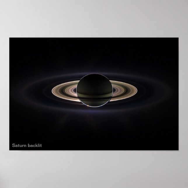 Saturn backlit poster (Front)