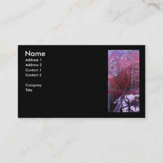 SATURN CLIFF CITY BUSINESS CARD