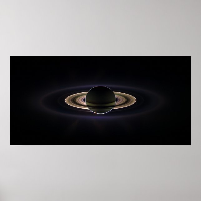 Saturn Eclipse Poster (Front)