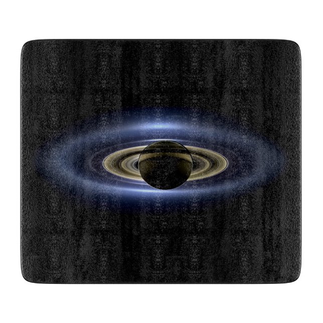 Saturn Eclipsed the Sun from Cassini Orbiter   Cutting Board (Front)