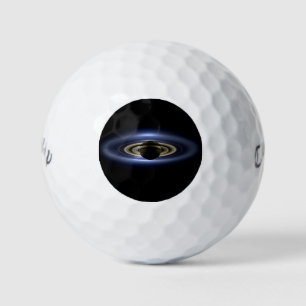 Saturn Eclipsed the Sun from Cassini Orbiter Golf Balls