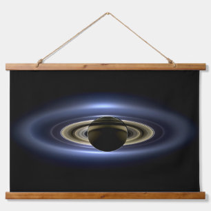 Saturn Eclipsed the Sun from Cassini Orbiter Hanging Tapestry