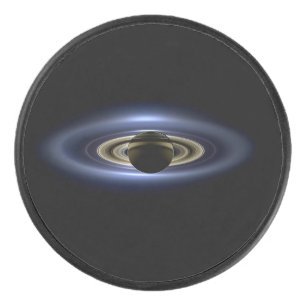 Saturn Eclipsed the Sun from Cassini Orbiter Hockey Puck