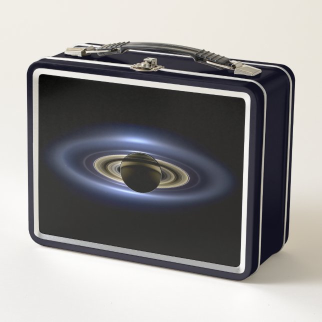 Saturn Eclipsed the Sun from Cassini Orbiter   Metal Lunch Box (Front)