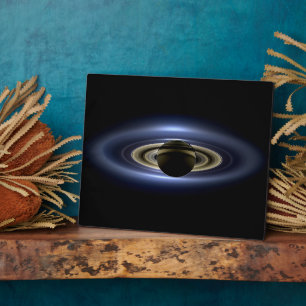 Saturn Eclipsed the Sun from Cassini Orbiter Plaque