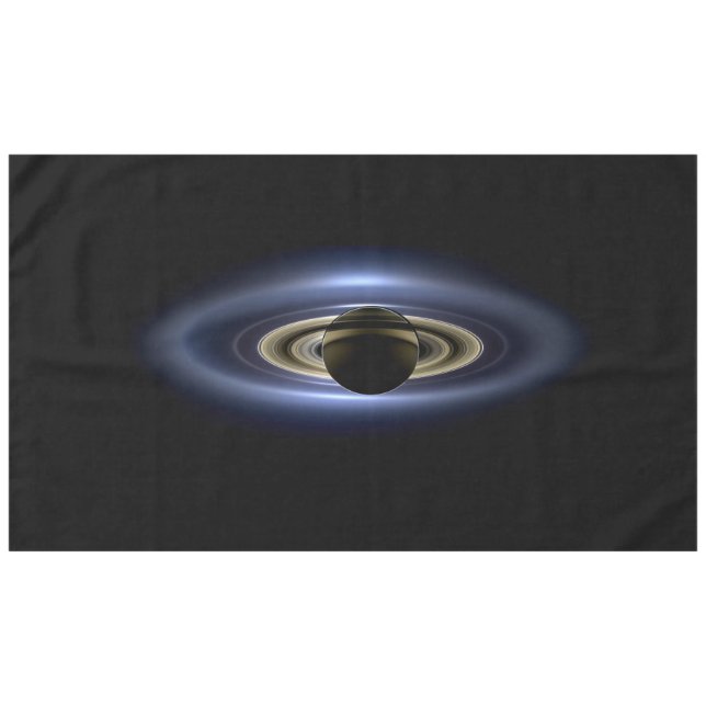 Saturn Eclipsed the Sun from Cassini Orbiter   Tablecloth (Front (Horizontal))