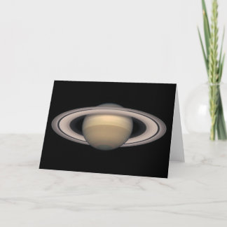 Saturn Greeting Card - Astronomy and Science gift