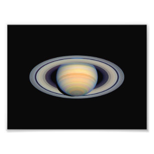 Saturn (Hubble Telescope) Photo Print