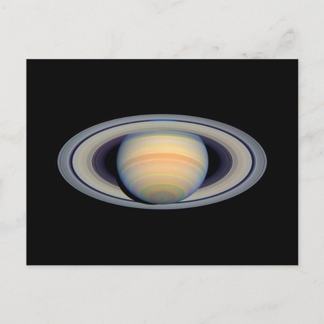 Saturn (Hubble Telescope) Postcard (Front)