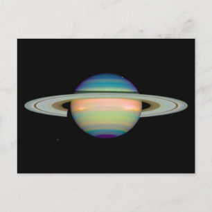 Saturn Infrared Image Postcards