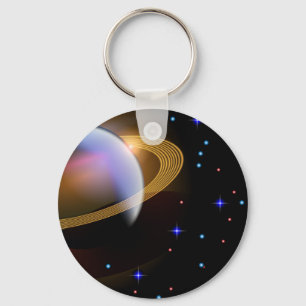 Saturn Key Ring