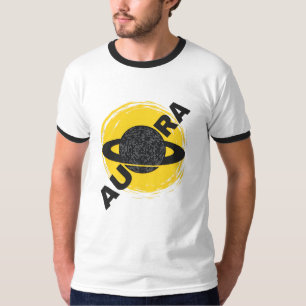 Saturn Planet Aesthetic – Aura Cosmic Vibes T-Shirt