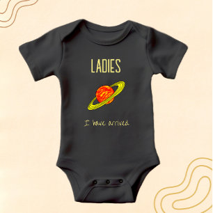 Saturn planet  baby bodysuit