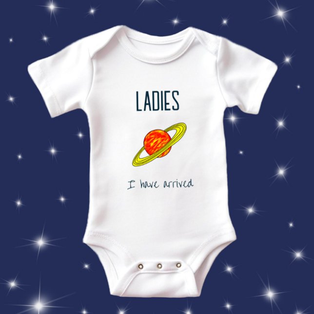 Saturn planet  baby bodysuit (Creator Uploaded)
