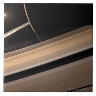 Saturn planet in solar system, close-up 3 tile